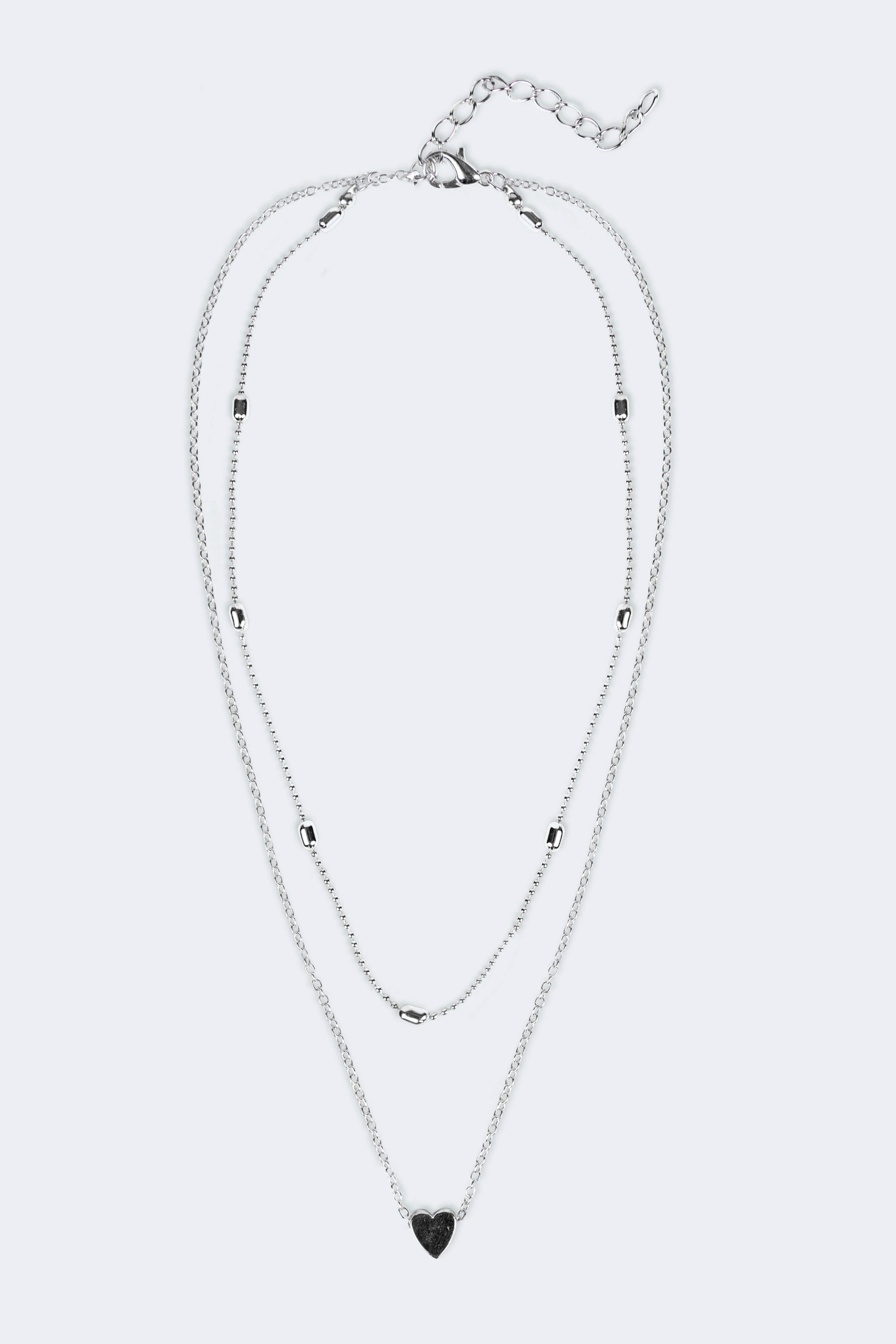 Layered Heart Necklace - Image 2