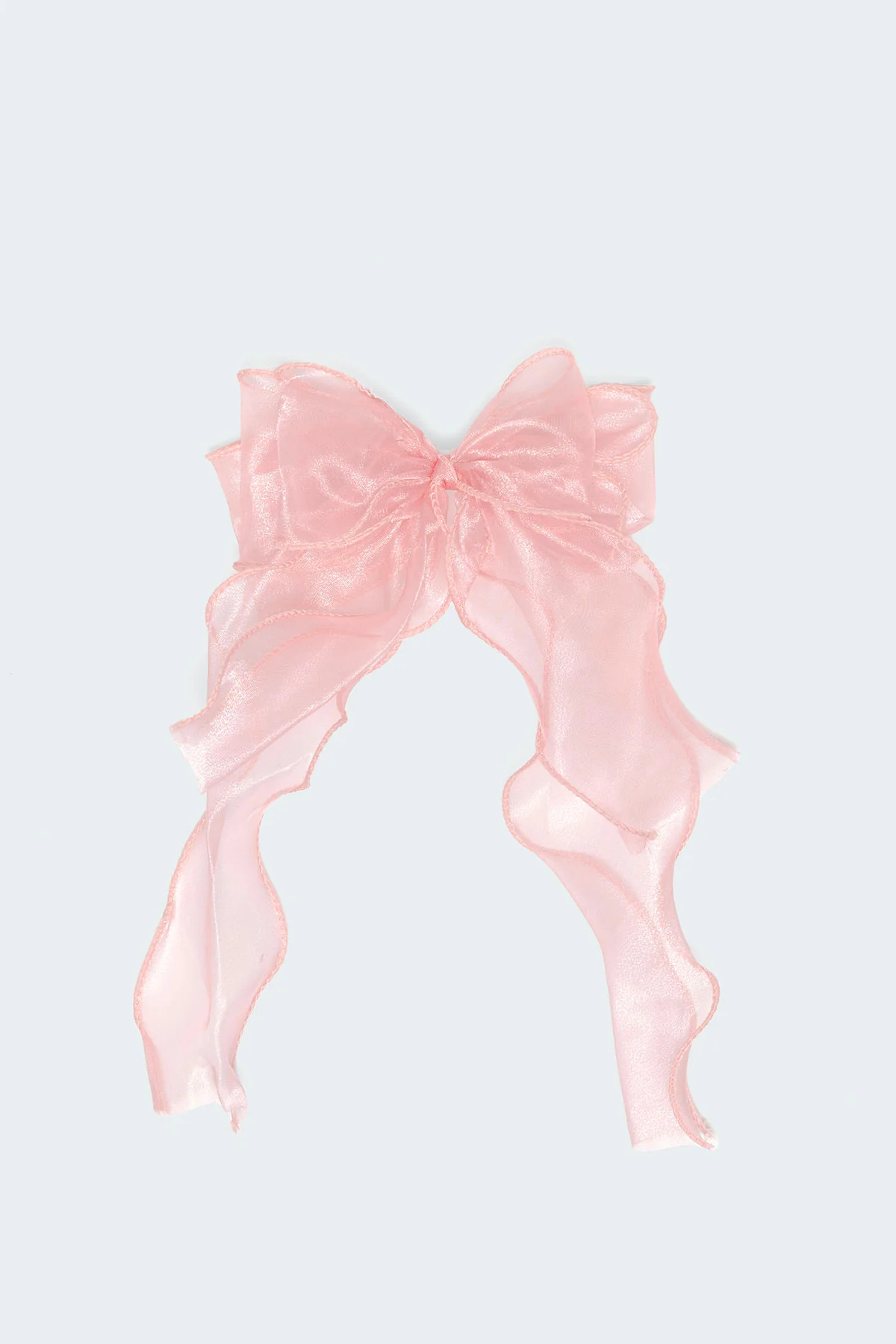 Frilled Bow Hair Clip - Image 2