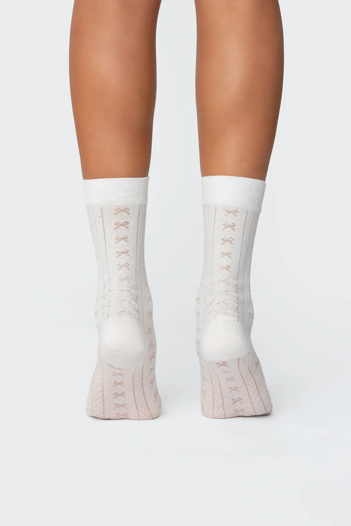 Bow Pointelle Socks - Image 3
