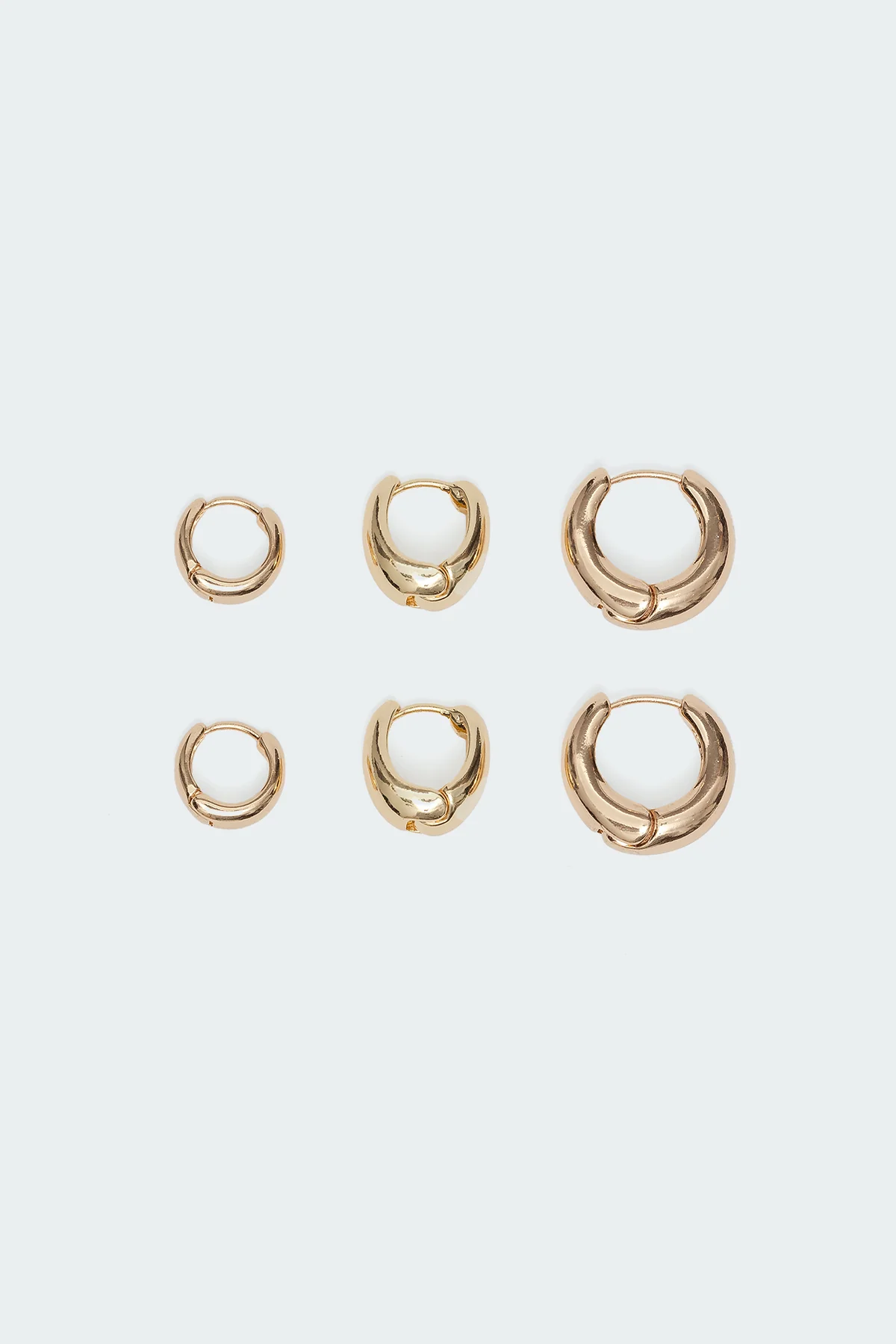 Chunky Hoop Earring Set - Image 3