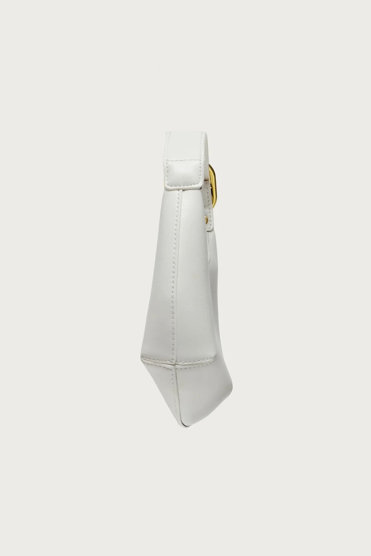 Buckle Strap Faux Leather Bag - Image 4