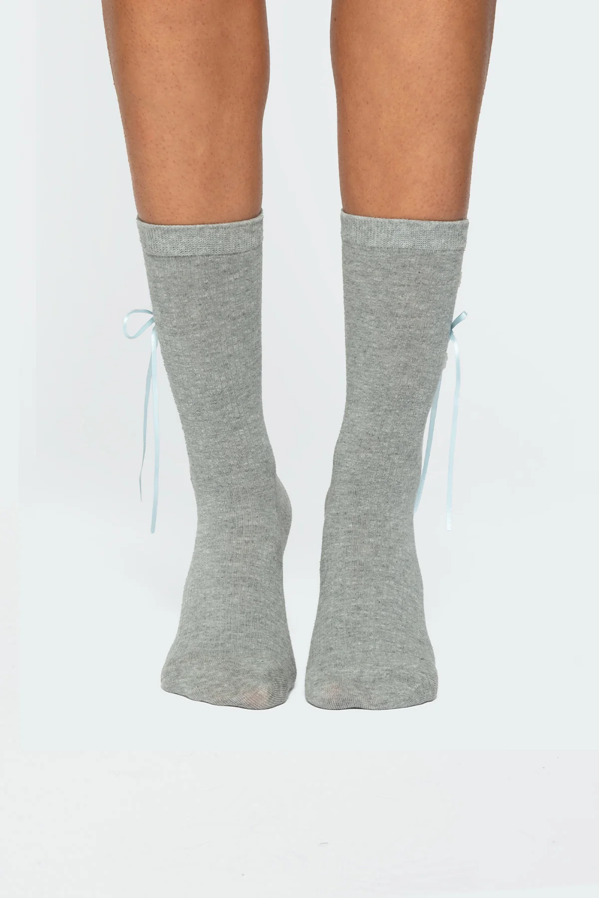 Ribbon & Flower Button Socks - Image 2