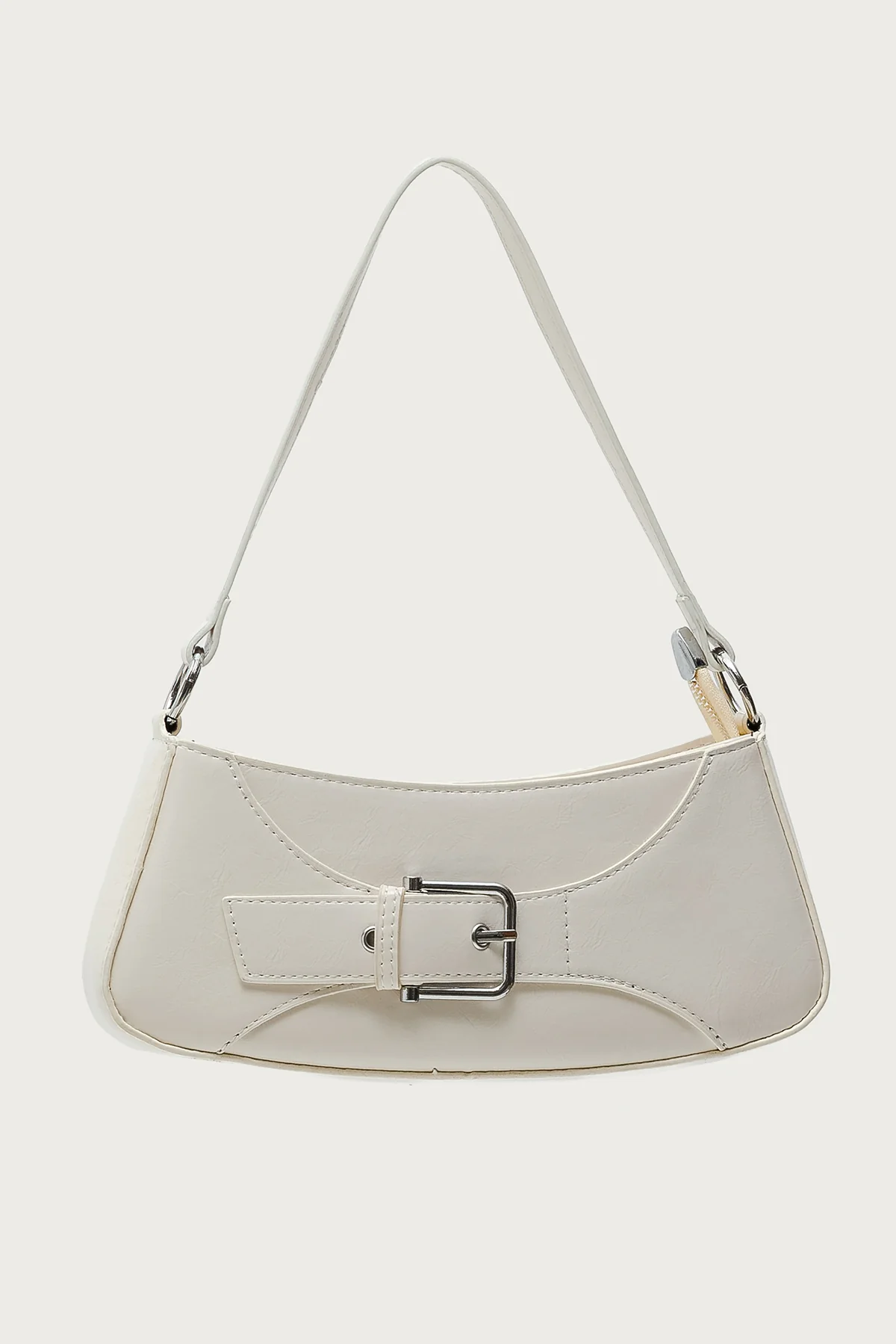 Buckle Up Faux Leather Bag - Image 2