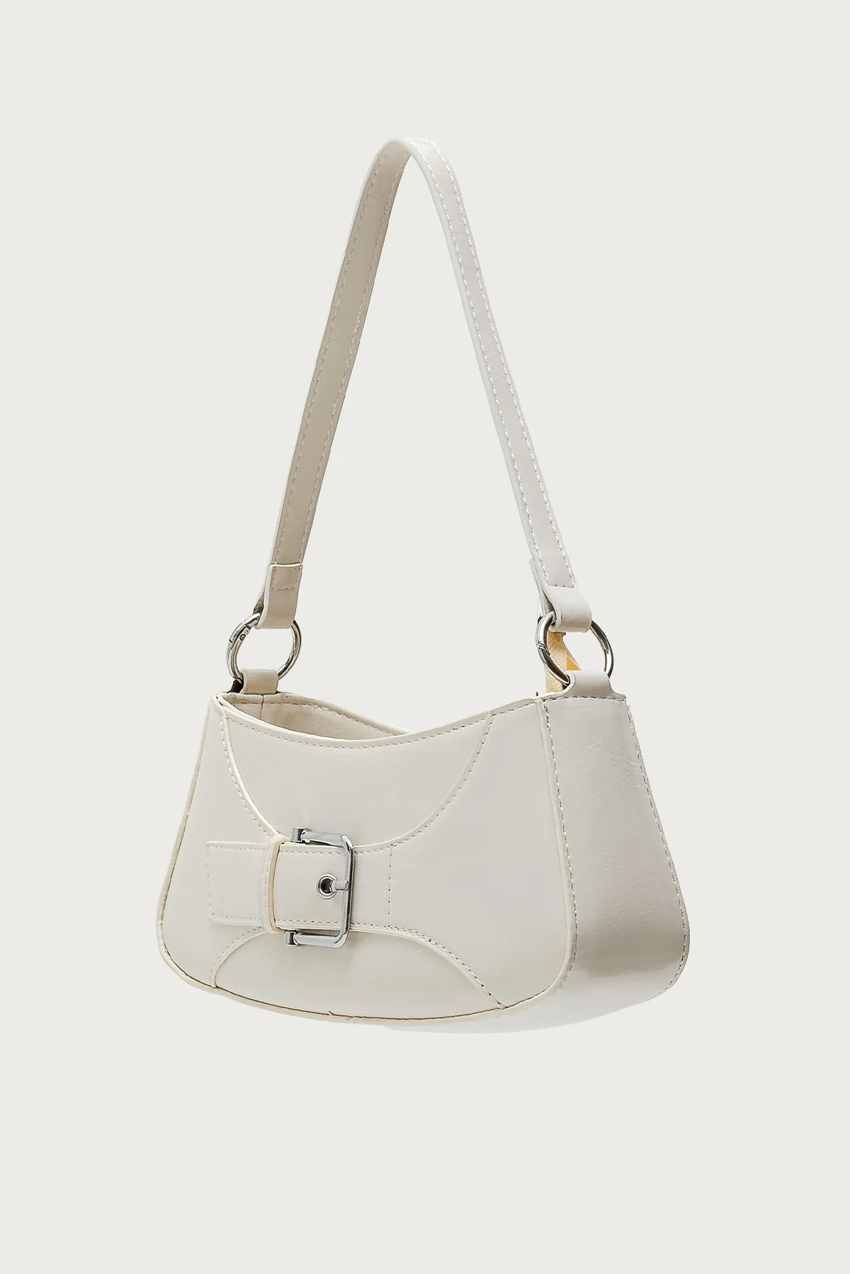 Buckle Up Faux Leather Bag - Image 3