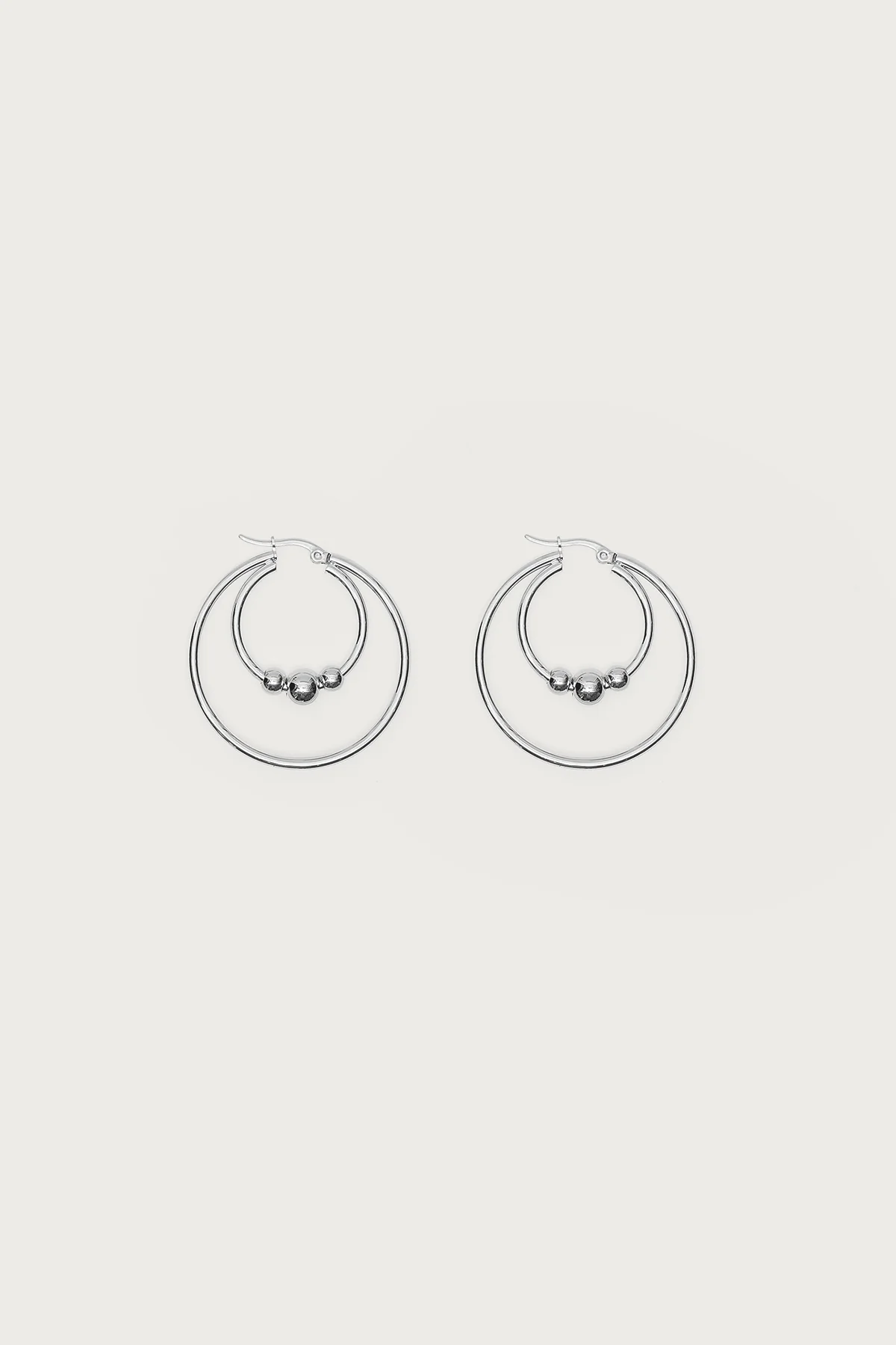 Double Hoop Earrings - Image 2