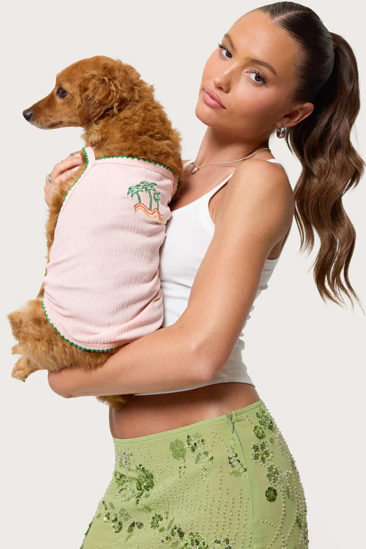 In The Tropics Pet Tank Top - Image 2