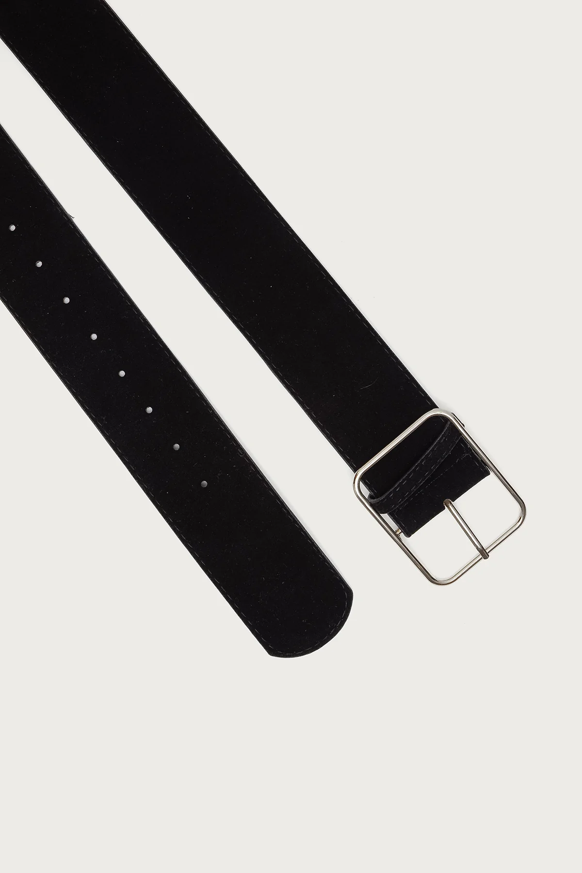 Chunky Faux Suede Belt - Image 3