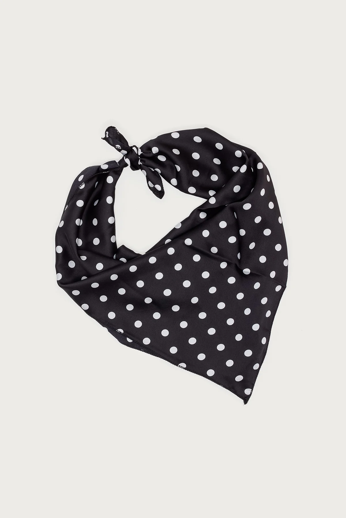 Polka Dot Satin Effect Belt - Image 2
