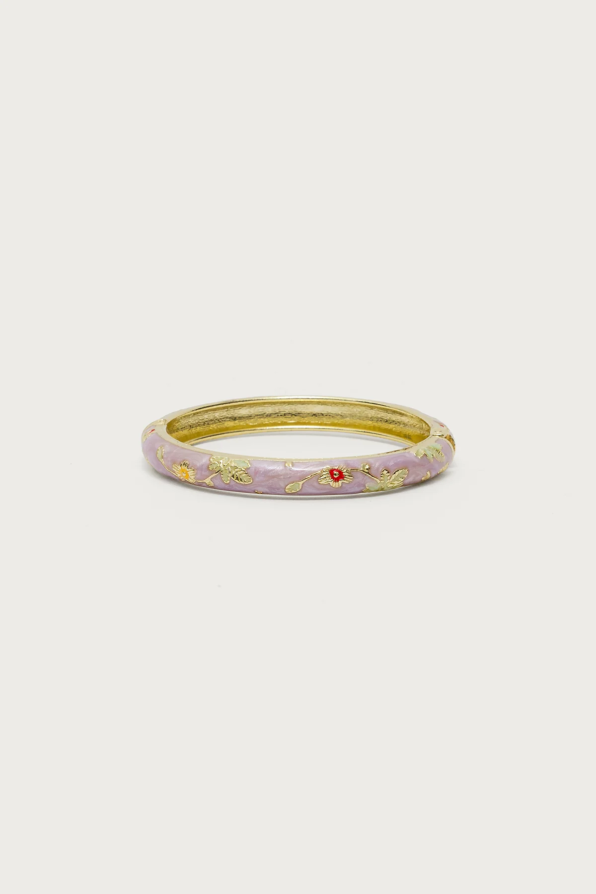 Vintage Floral Bangle Bracelet - Image 2