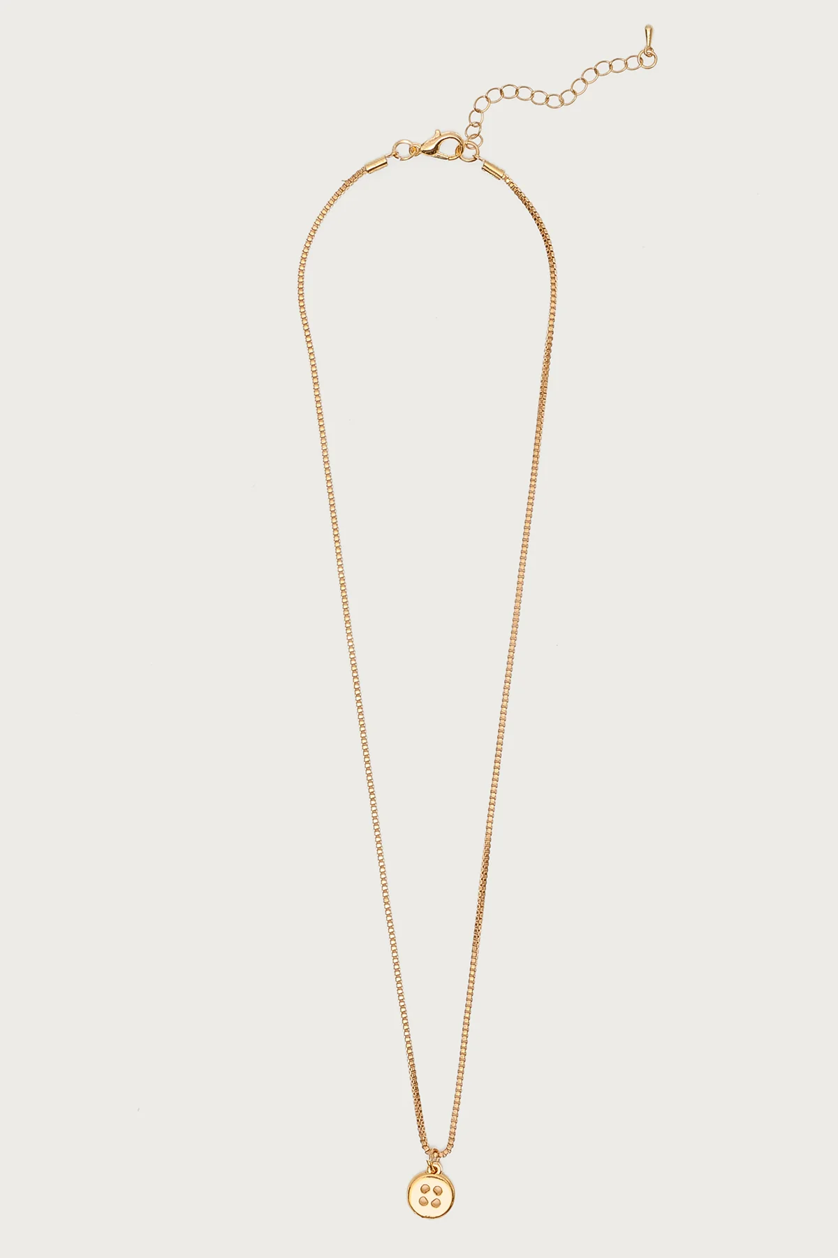 Button Charm Necklace - Image 2