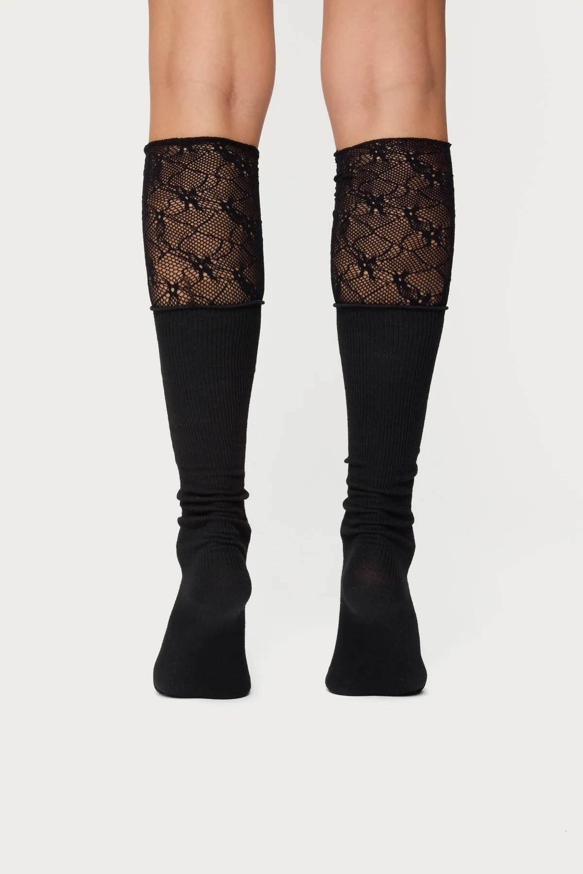 Lacey Layered Knee High Socks - Image 4