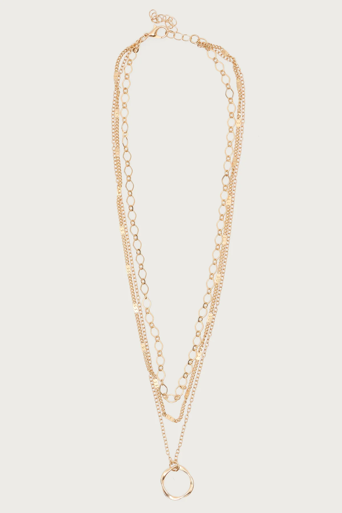 Mixed Chain Layered Necklace - Image 2