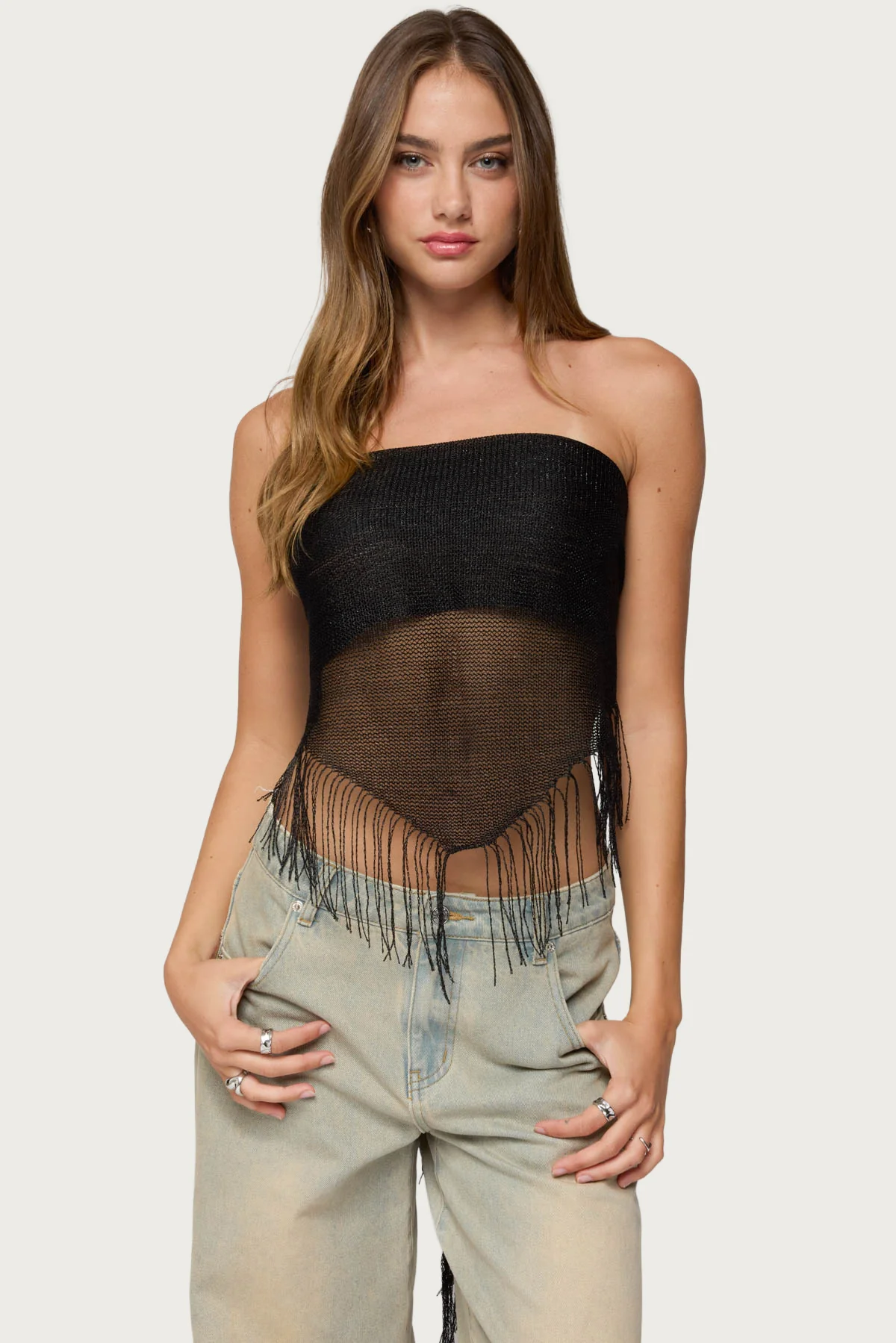 Fringed Waist Scarf - Image 2