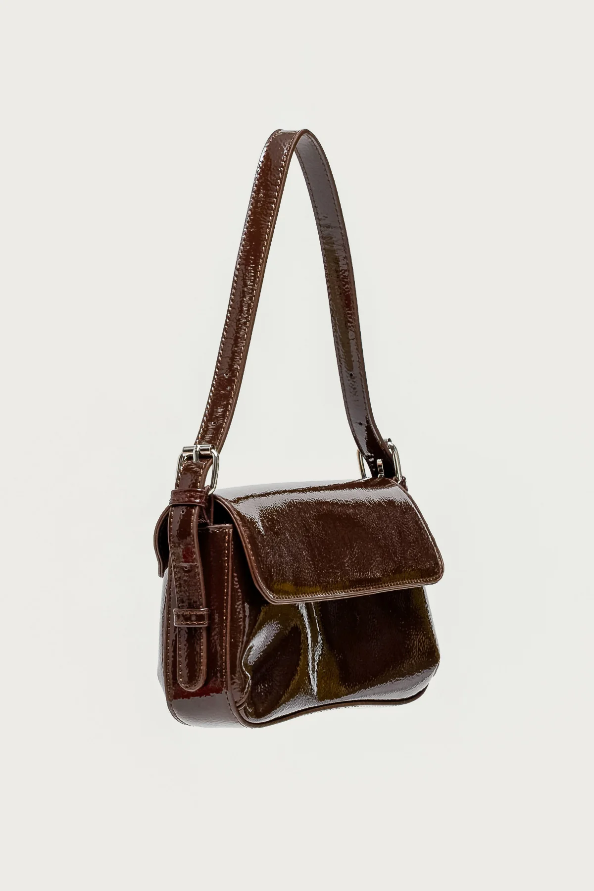 Red Carpet Faux Patent Leather Bag - Image 3