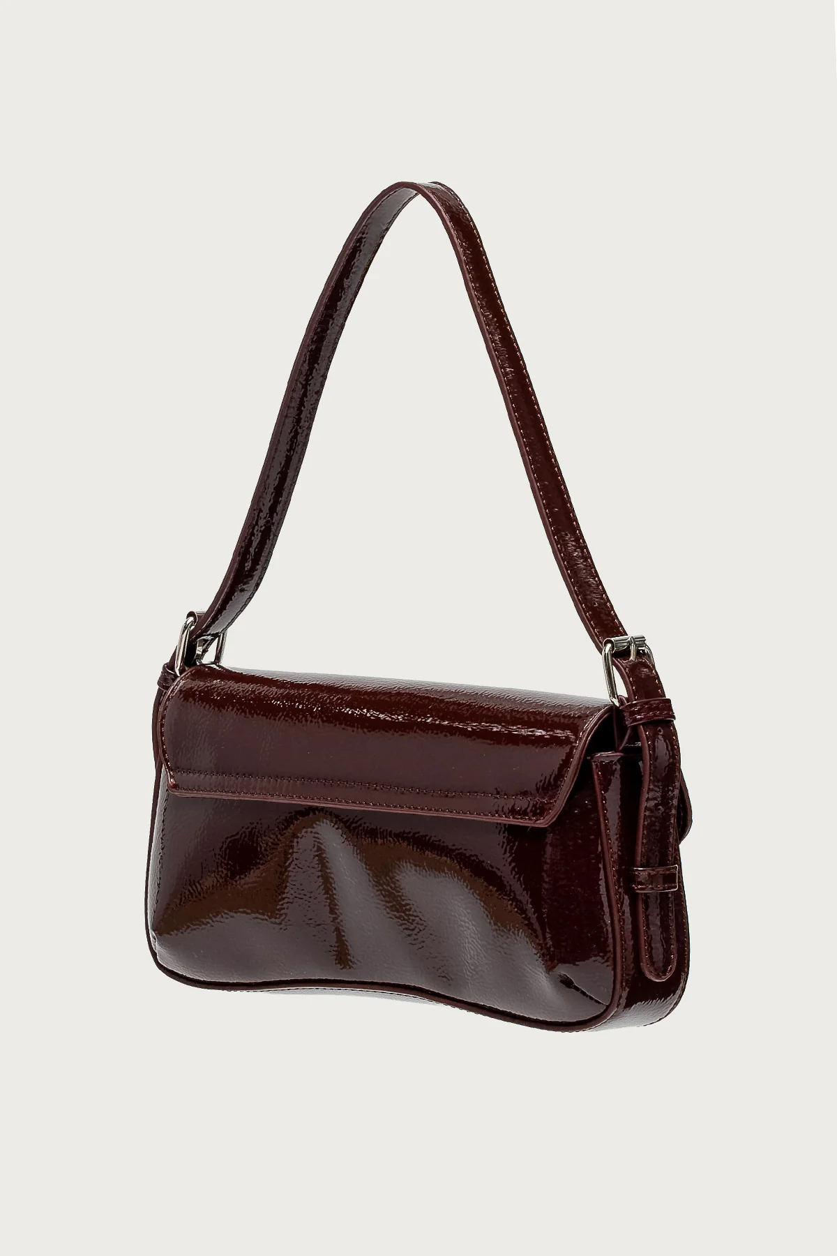 Red Carpet Faux Patent Leather Bag - Image 4