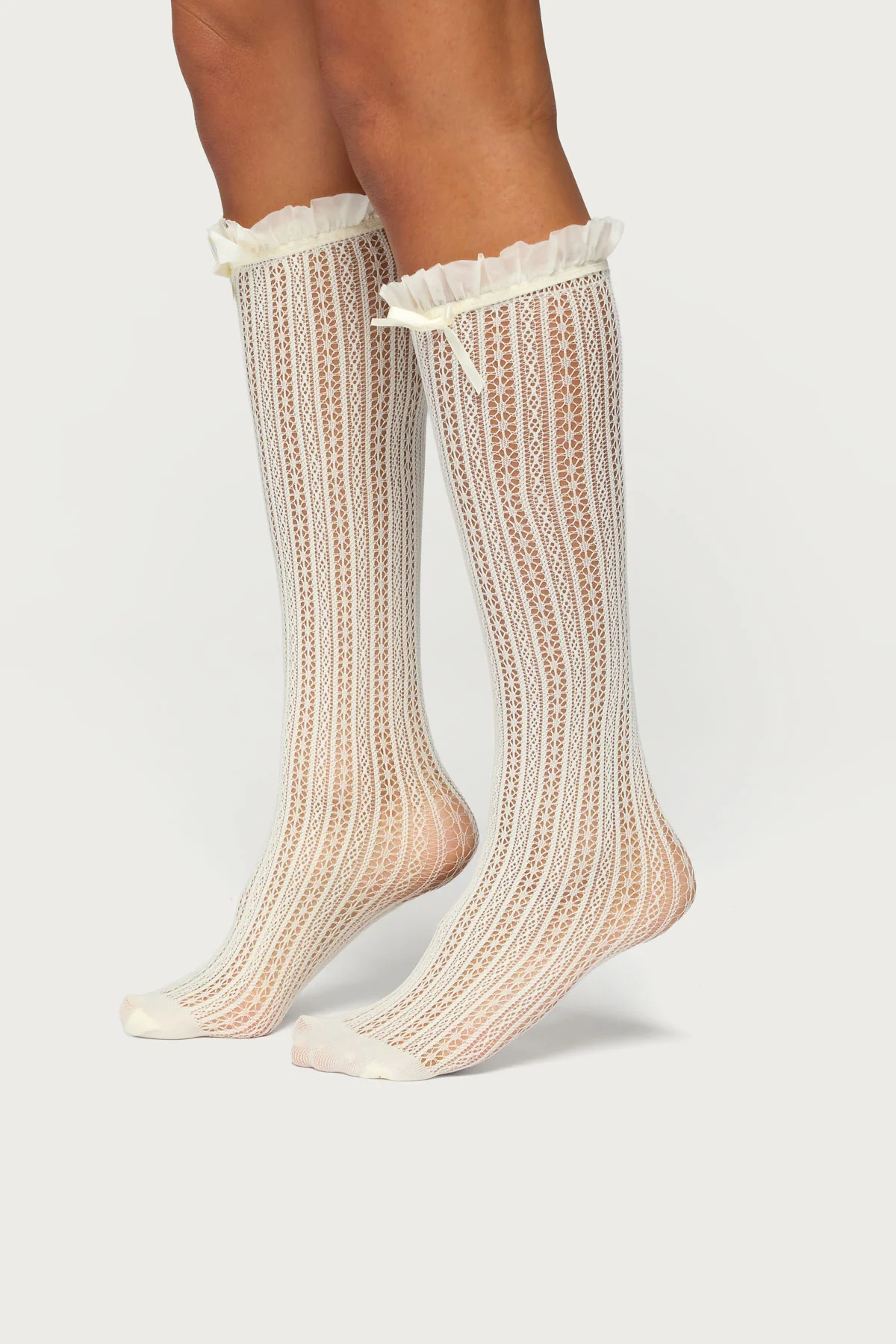 Sheer Lace Socks - Image 3