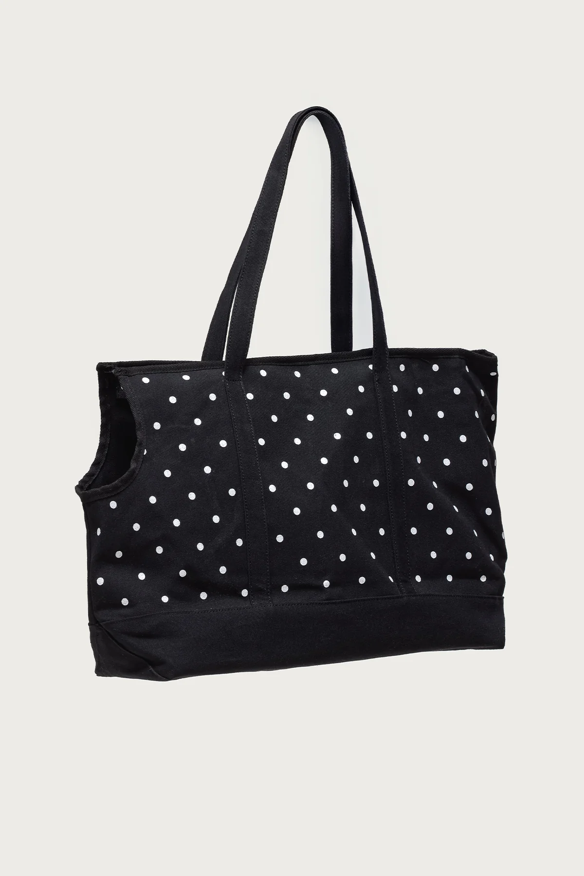 Polka Dot Pet Carrier Tote Bag - Image 5