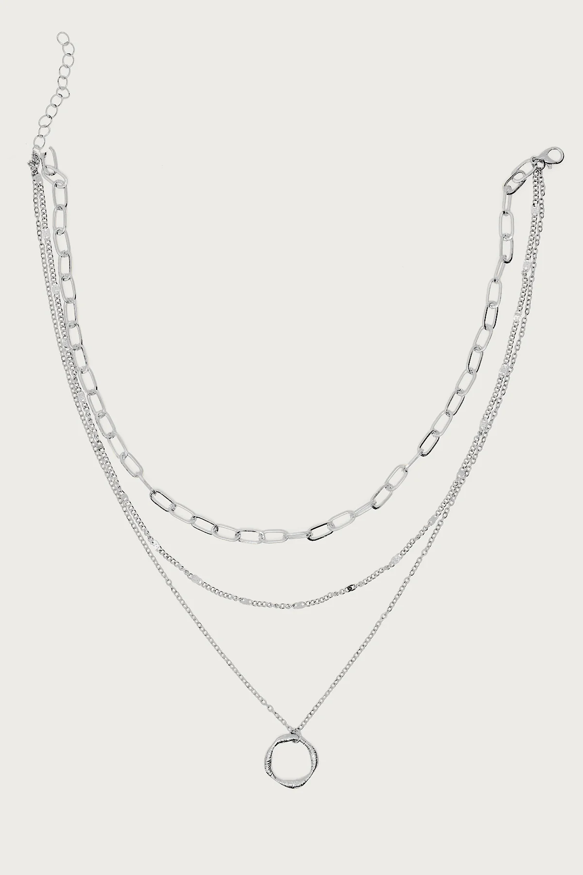 Layered Mixed Chain Necklace - Image 2