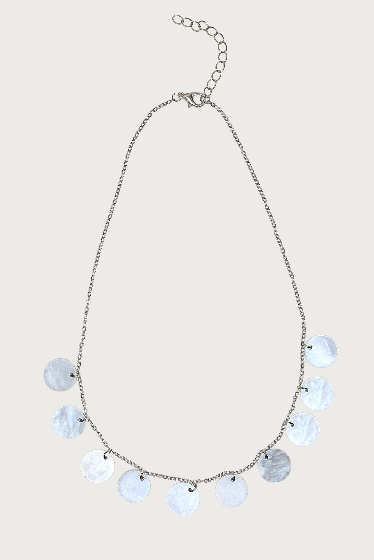 Iridescent Disc Necklace - Image 2