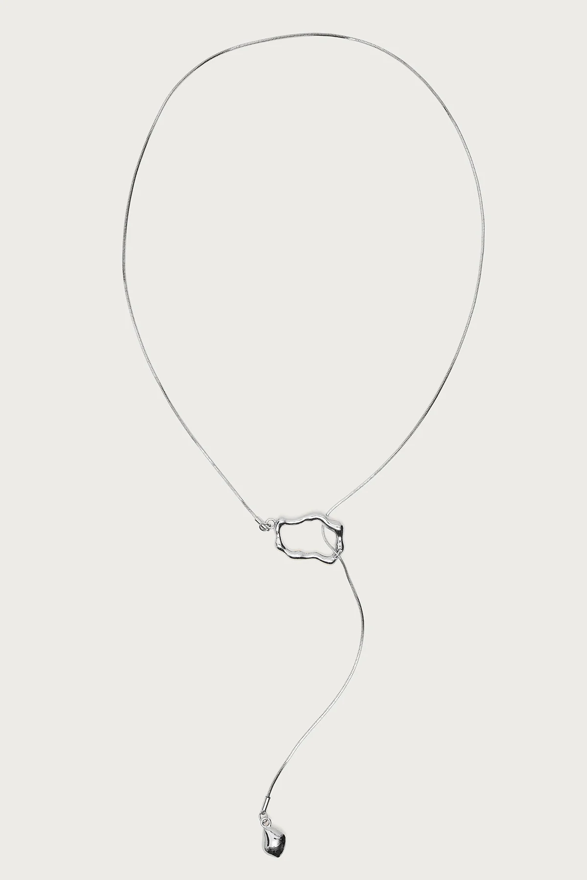 Abstract Pendant Cascading Necklace - Image 2