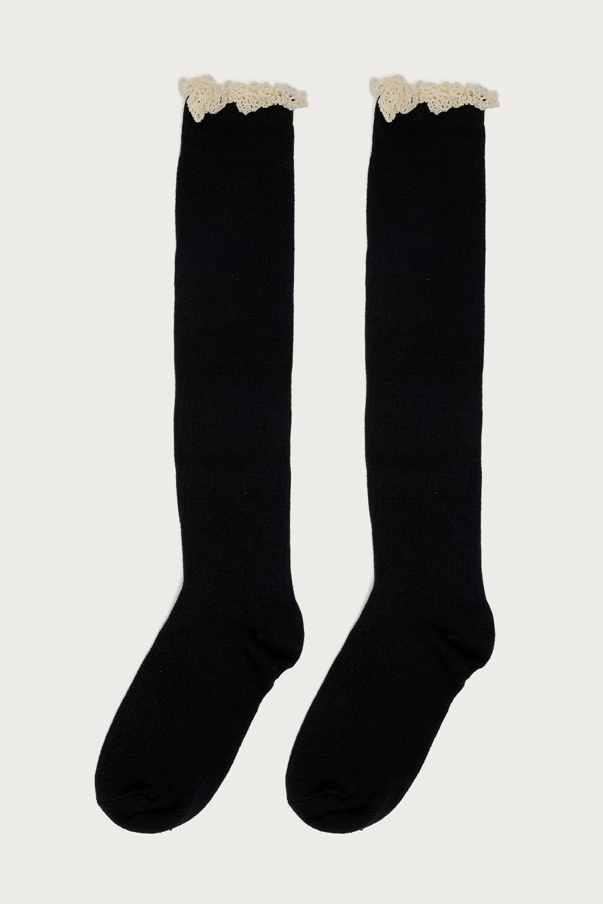Lacey Ruffle Knee High Socks - Image 4
