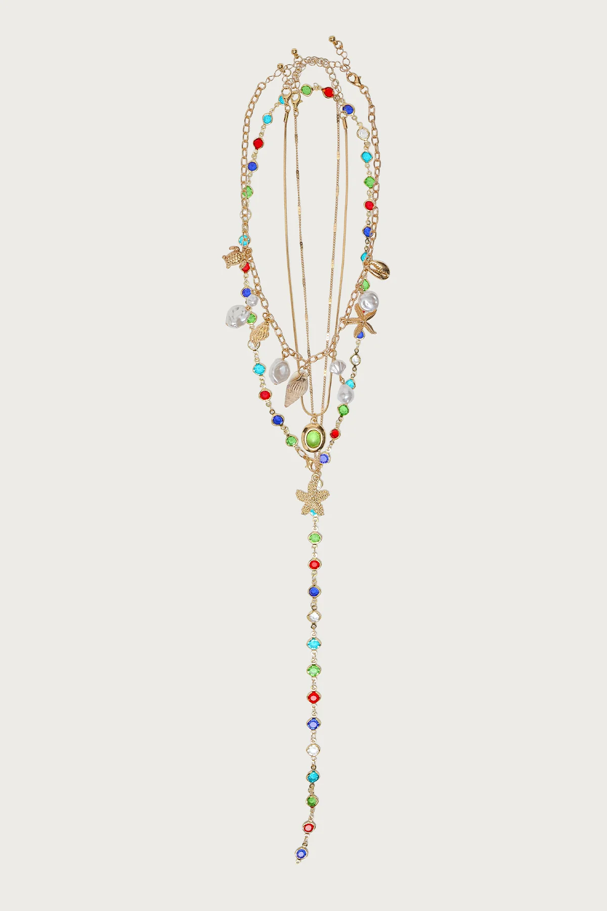 Under The Sea Cascading Necklace Set - Image 2