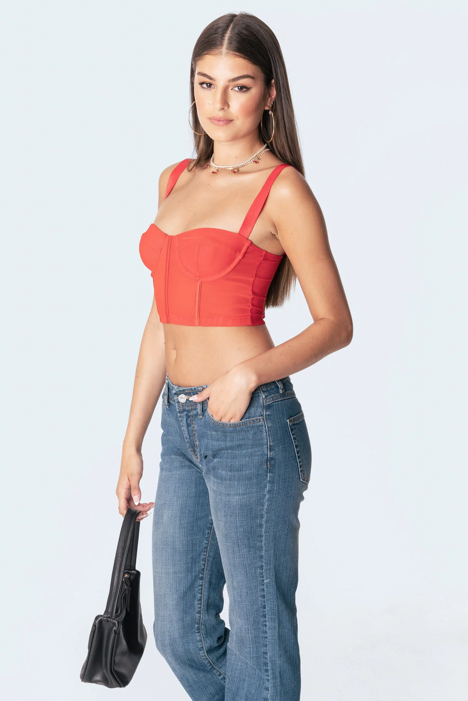 Teagen Mesh Corset Top - Image 3