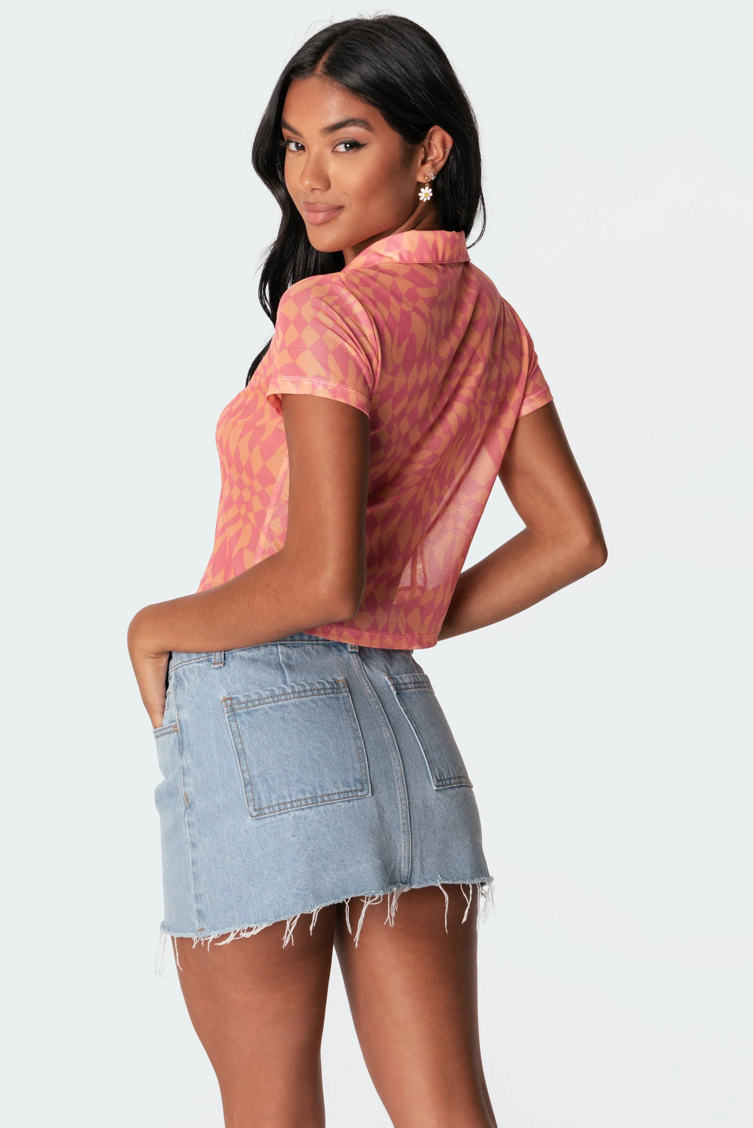 Morphy Mesh Button-Up Shirt - Image 5