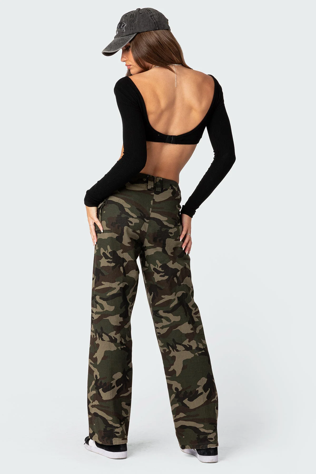 Aya Low-Rise Cargo Pants - Image 5