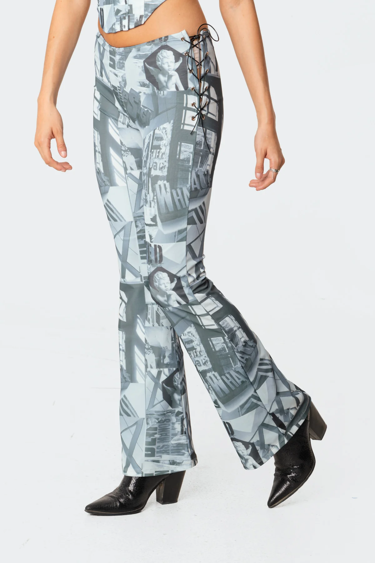 Casper Laced Flared Pants - Image 2
