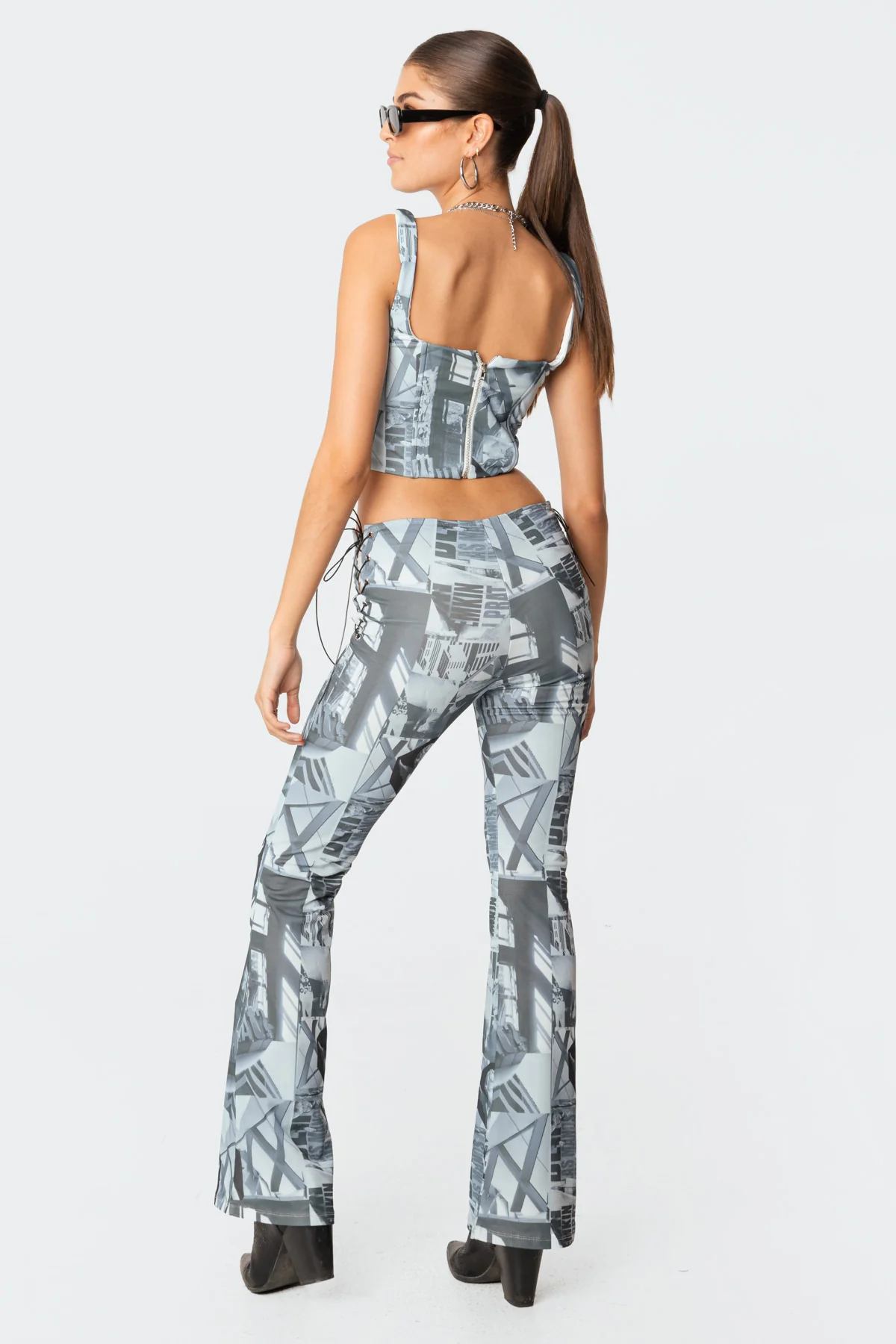 Casper Laced Flared Pants - Image 4