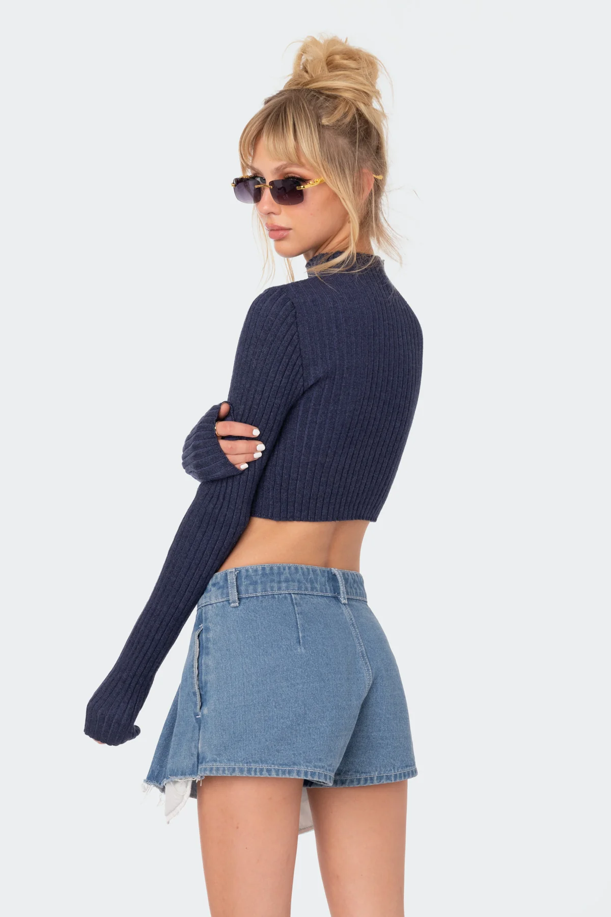 Bonnie Cropped Sweater - Image 5