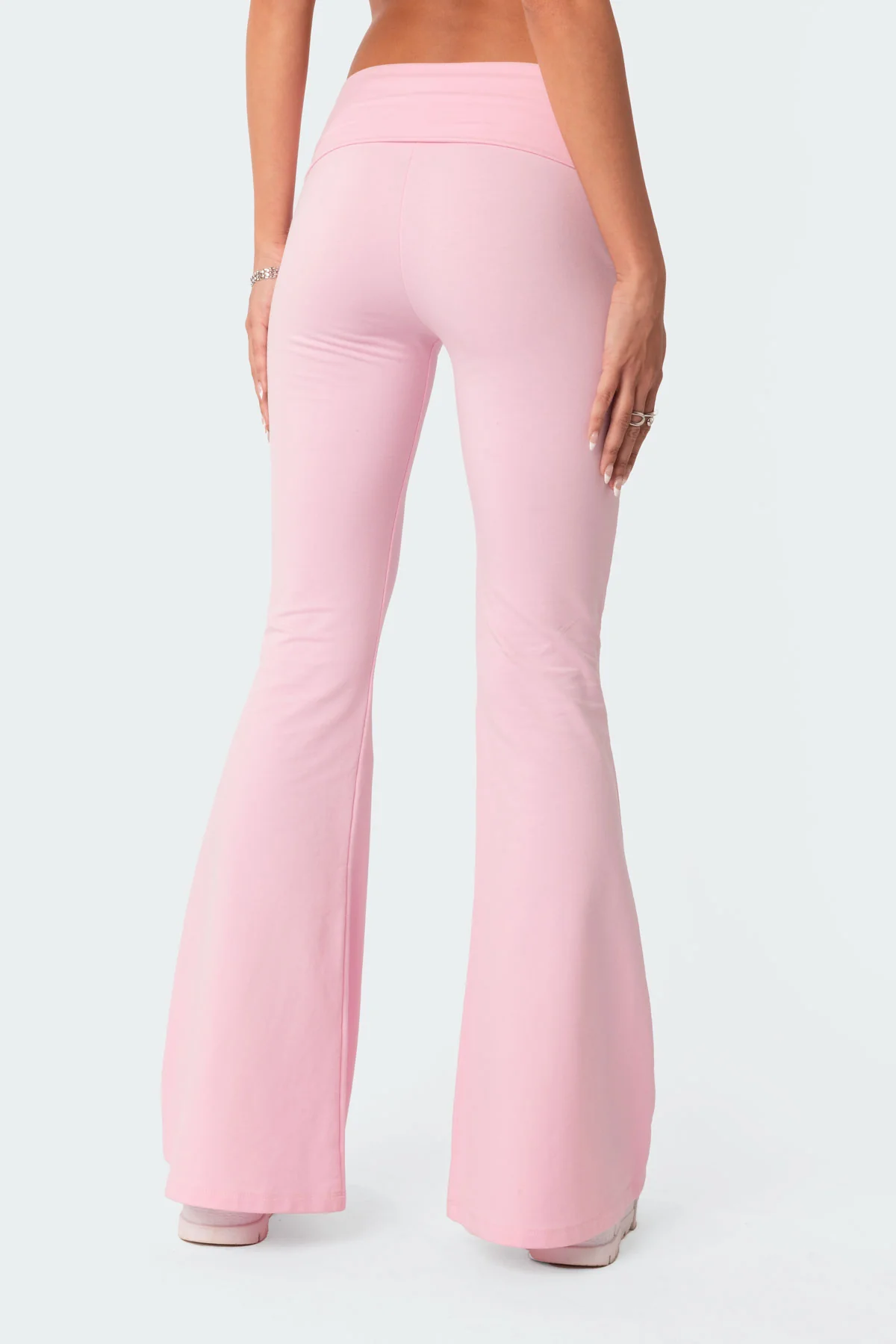 Naomi Foldover Flared Leggings - Image 4