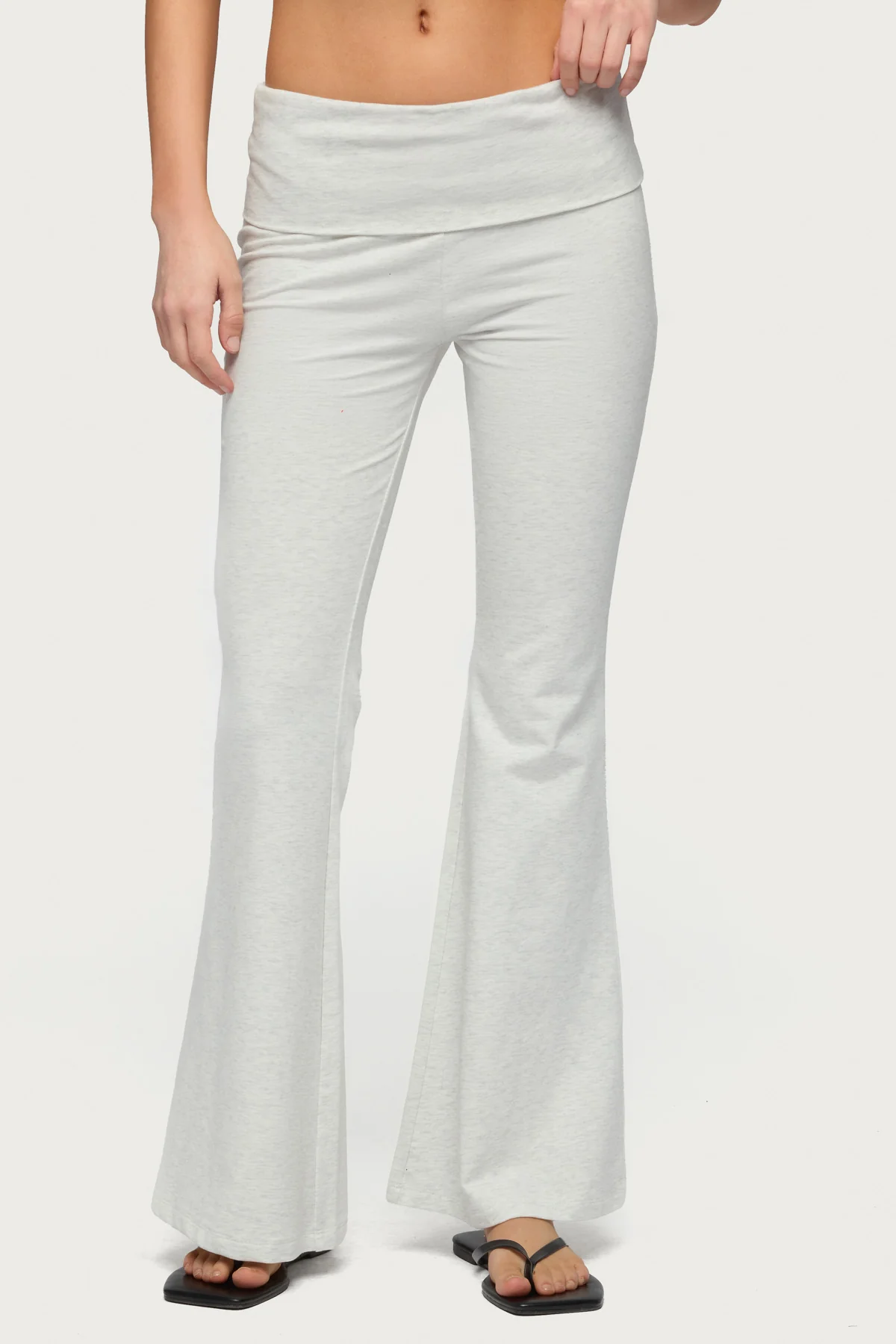 Petite Naomi Foldover Flared Leggings - Image 2