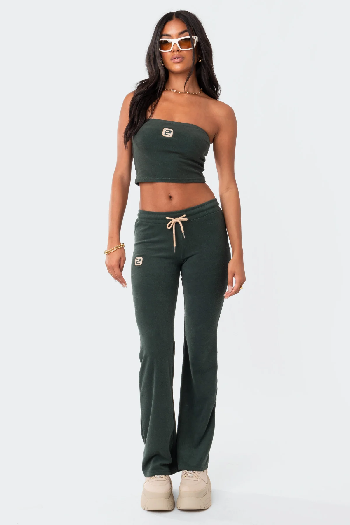 Terry Strapless Top - Image 2