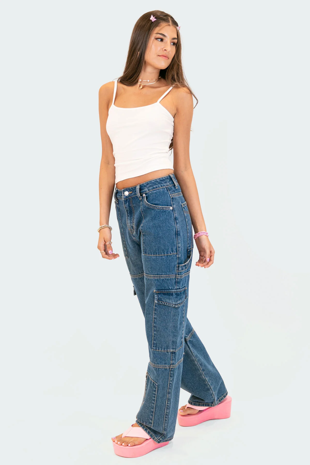 Jaimie Cargo Jeans - Image 2