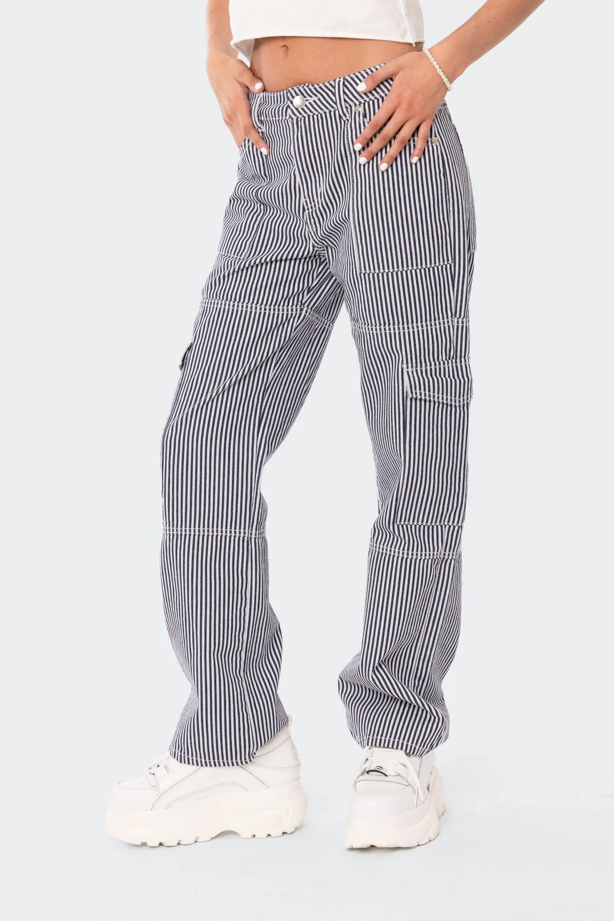 Stripe Out Cargo Pants - Image 3