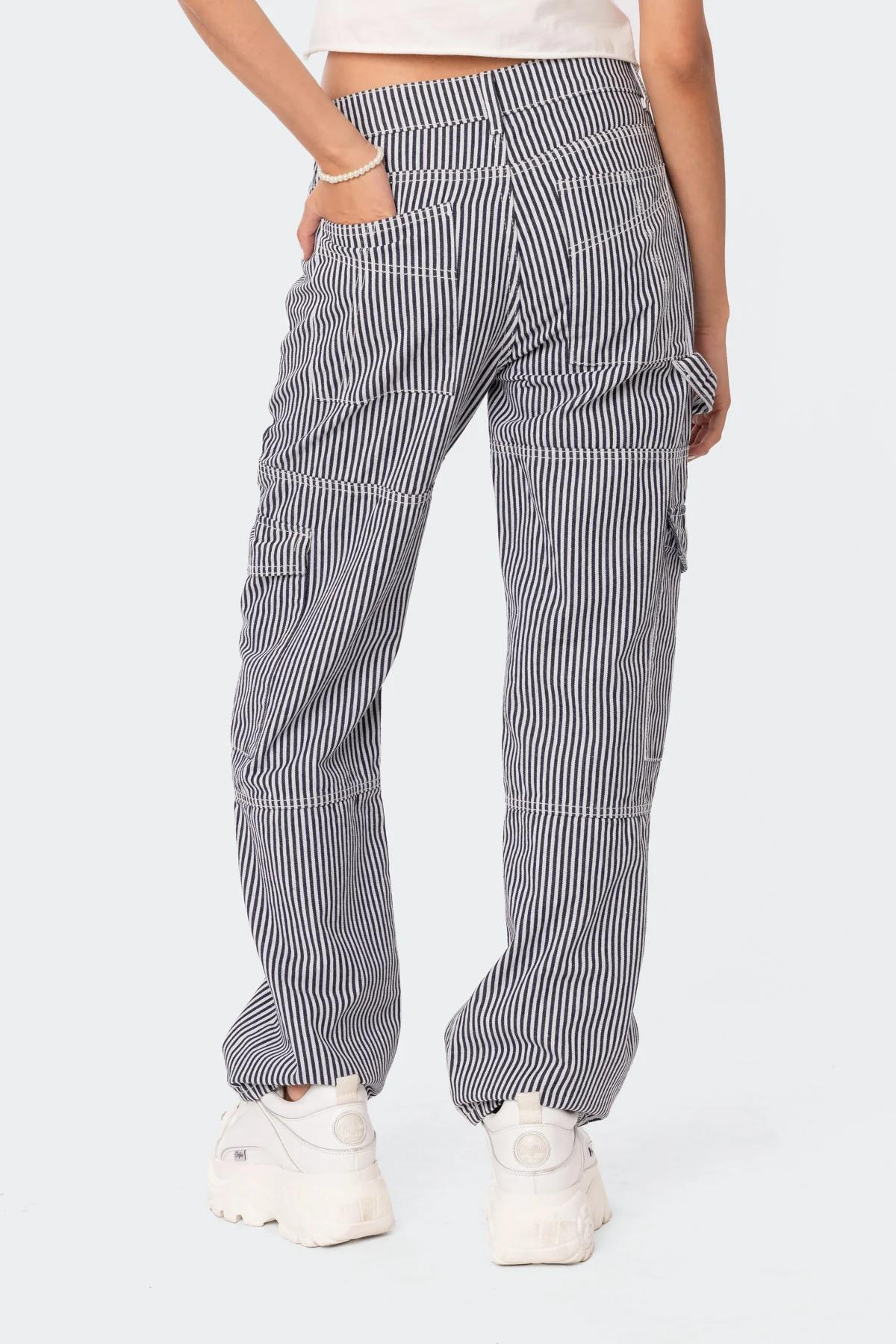 Stripe Out Cargo Pants - Image 5