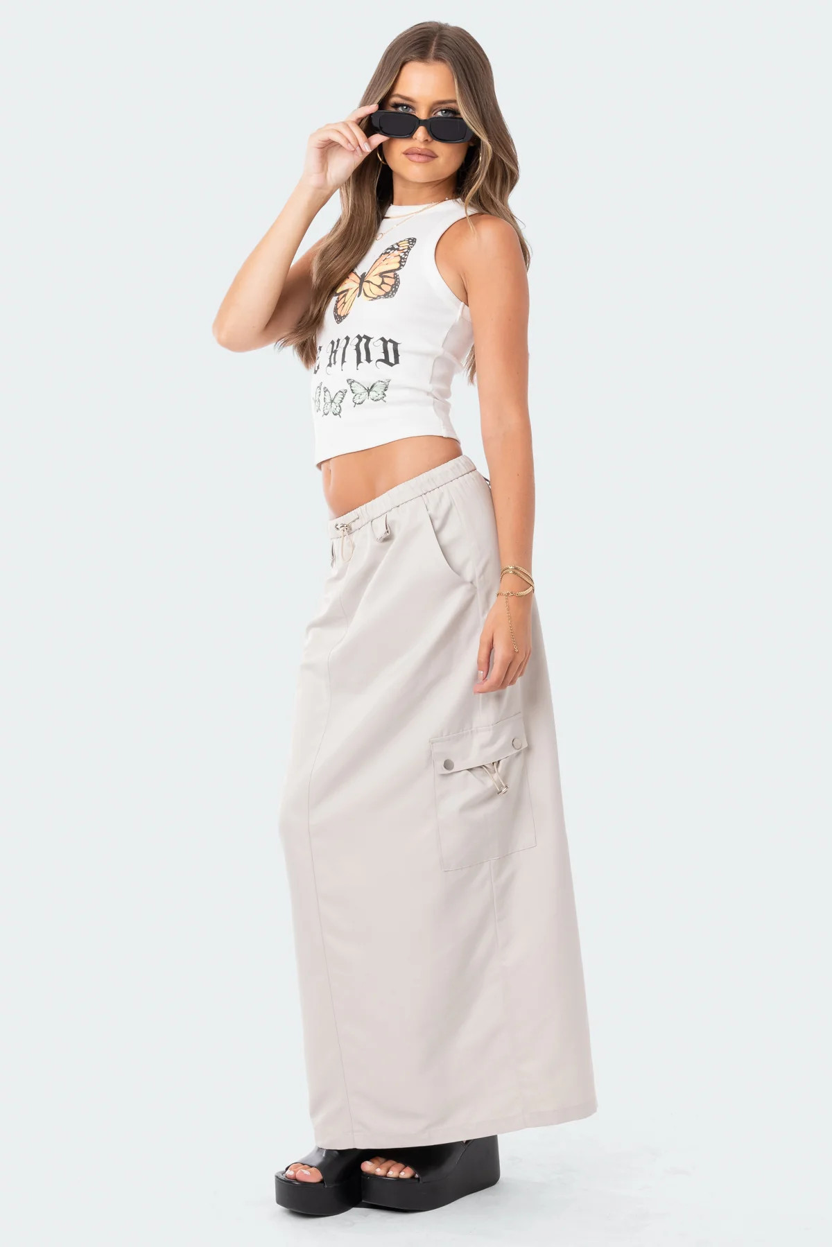 Demi Cargo Maxi Skirt - Image 4
