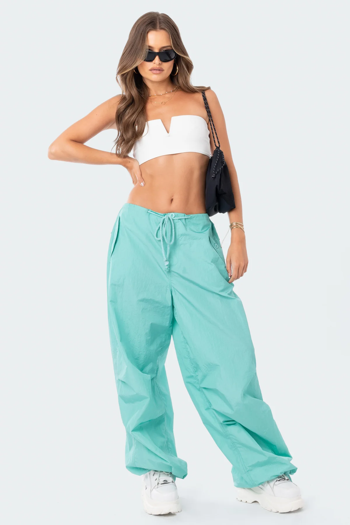 V Strapless Crop Top - Image 2