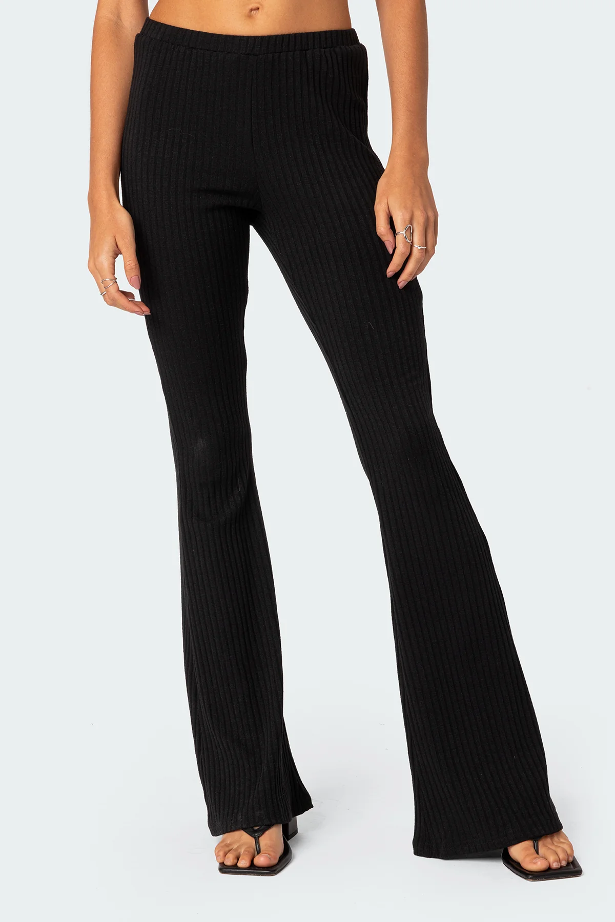 Dekota Ribbed Flared Pants - Image 2