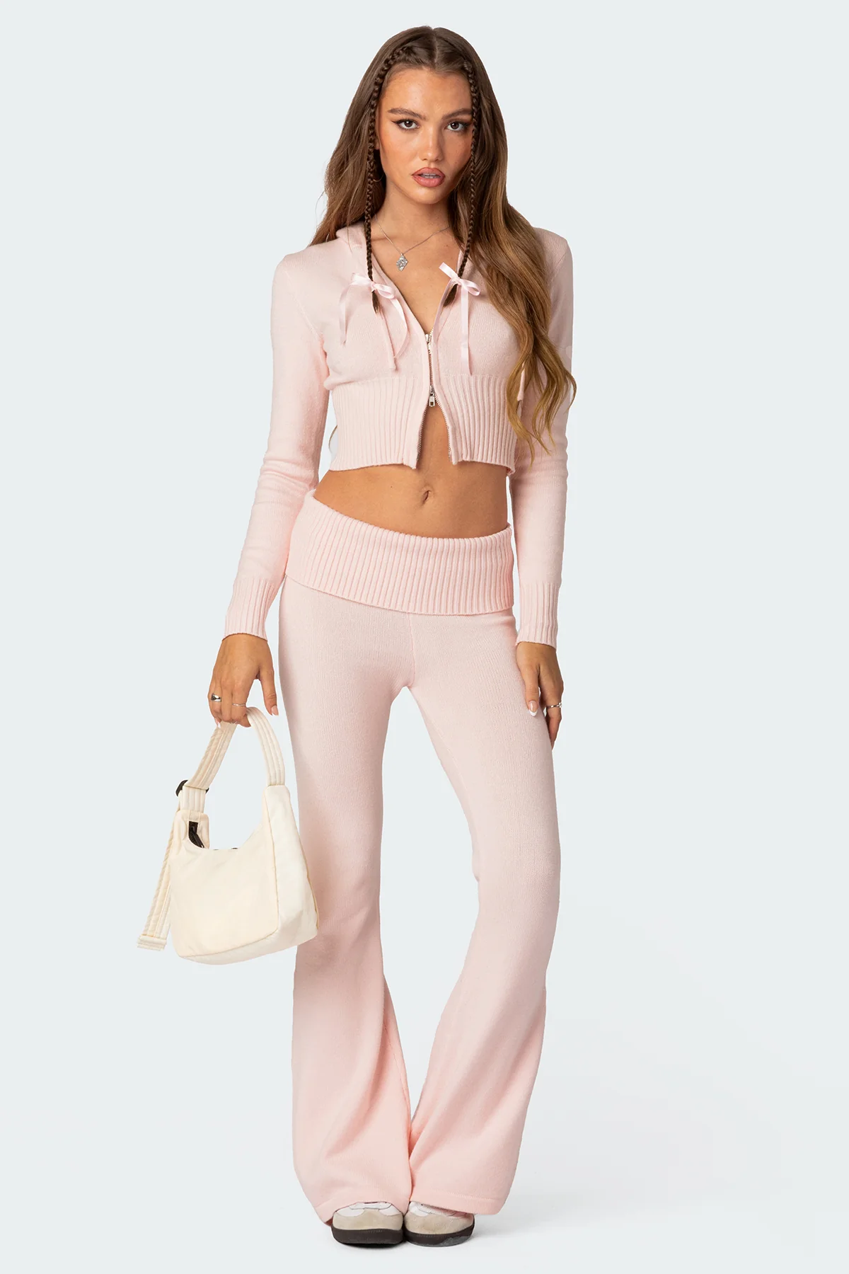 Desiree Knitted Hooded Cardigan - Image 2