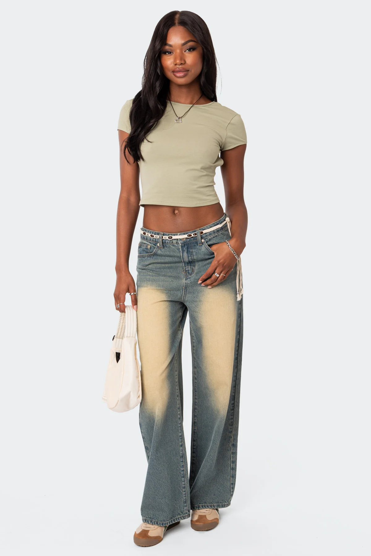 Braya Washed Low Rise Baggy Jeans - Image 5