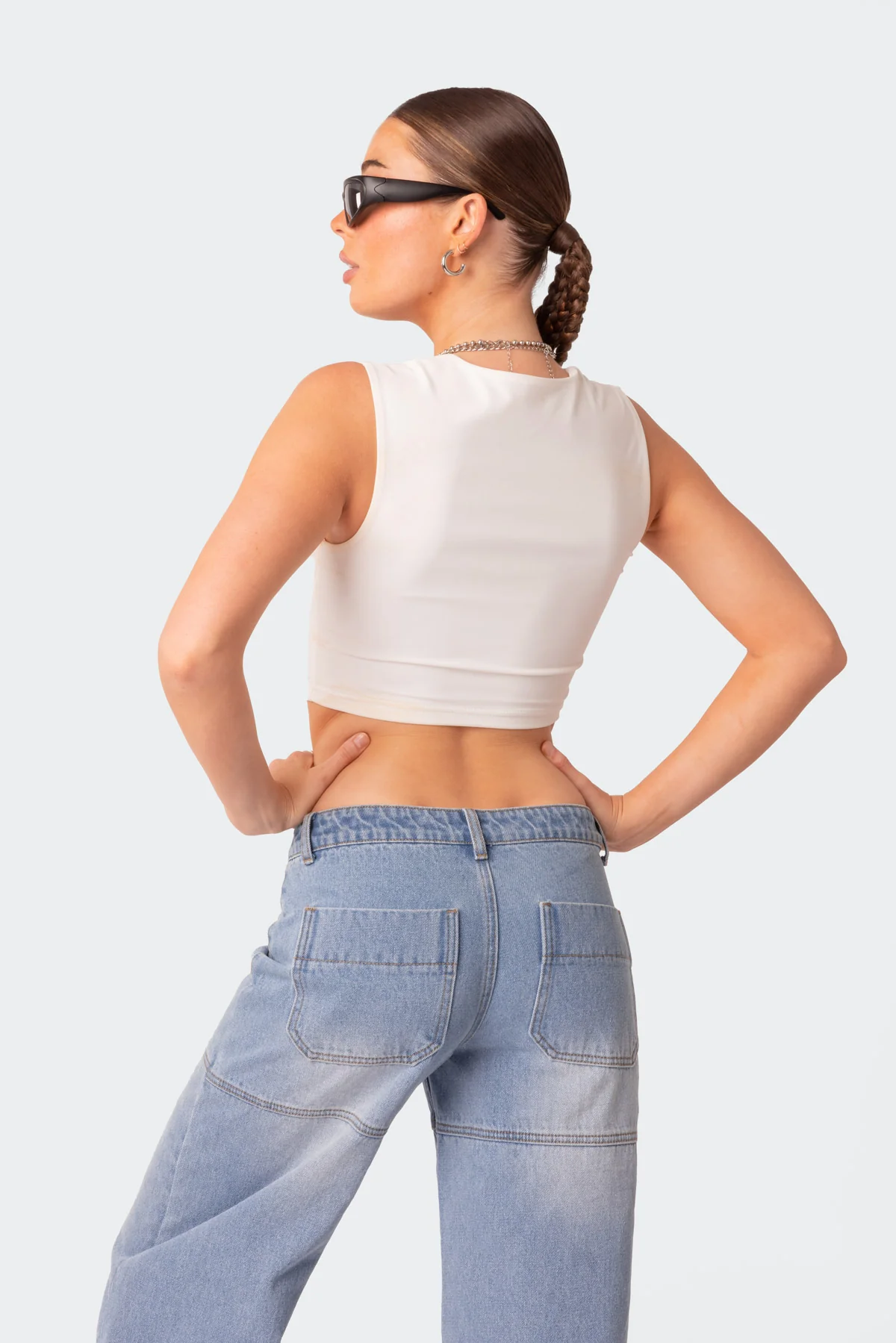 It Girl Square Neck Crop Top - Image 5