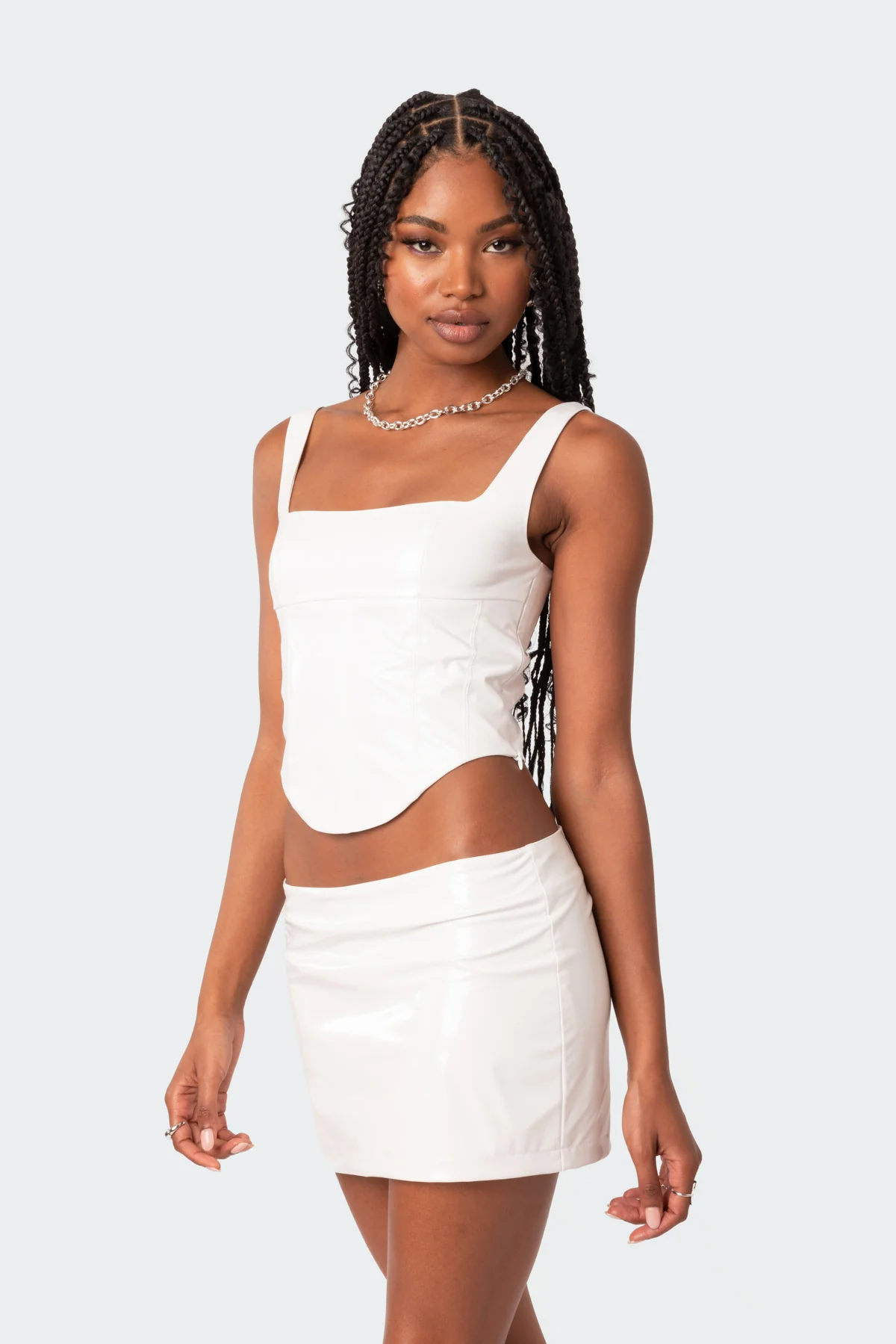 Amiyah Vinyl Corset - Image 3