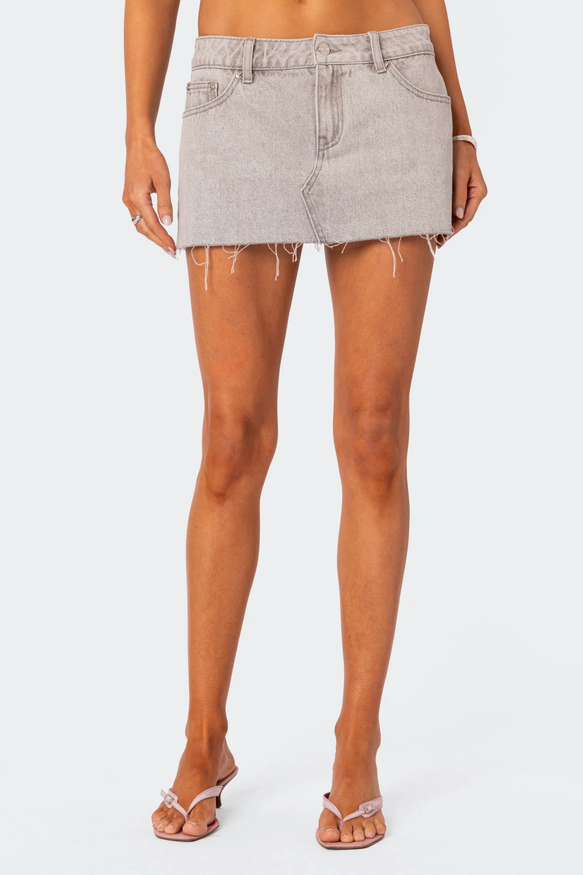 Micah Denim Mini Skirt - Image 2