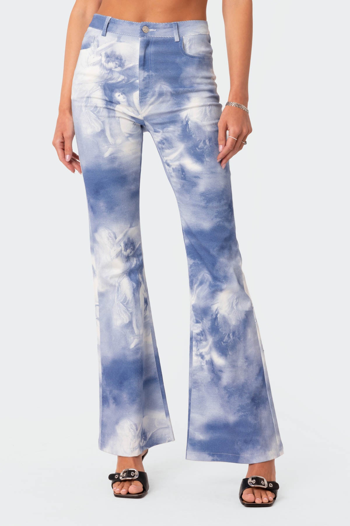 Saint Printed Flared Jeans - Image 2