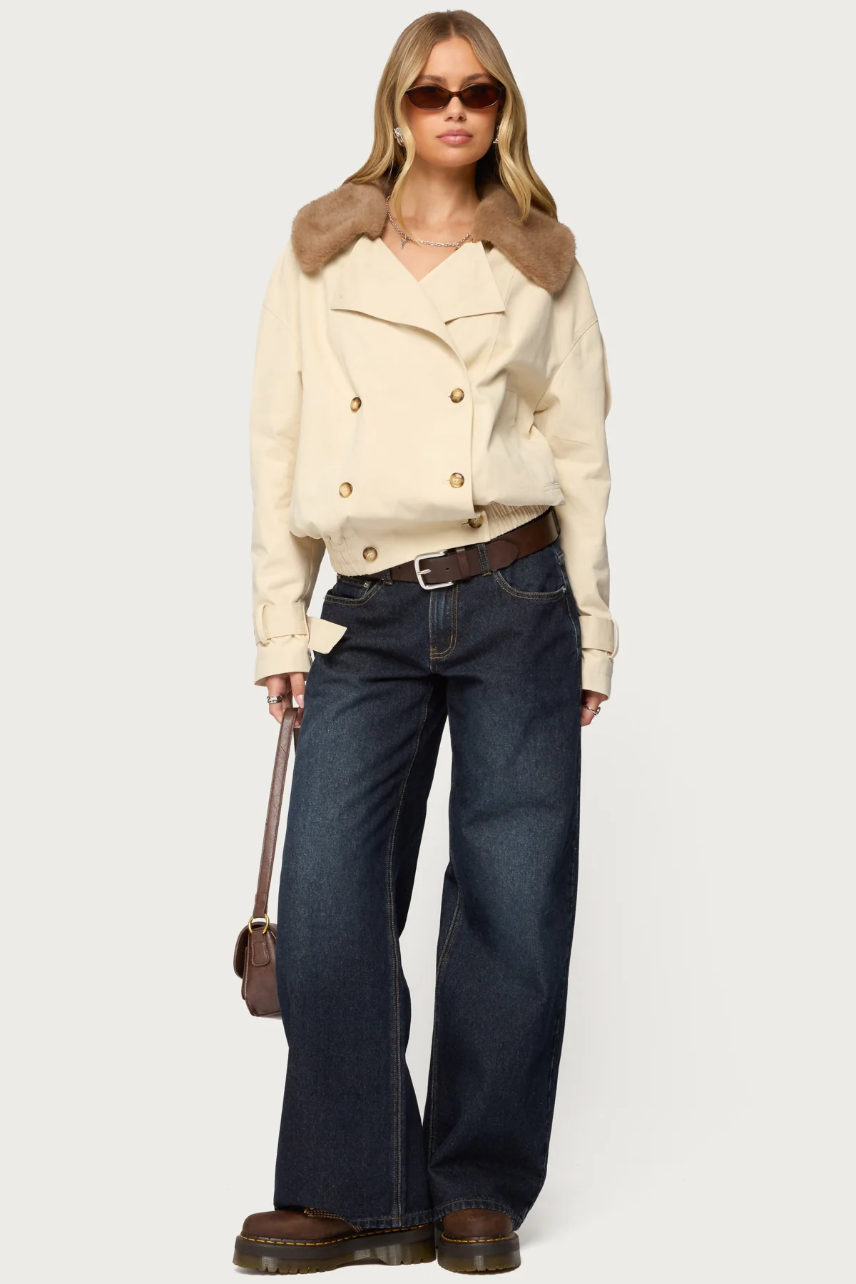 Raelynn Washed Low Rise Baggy Jeans - Image 3