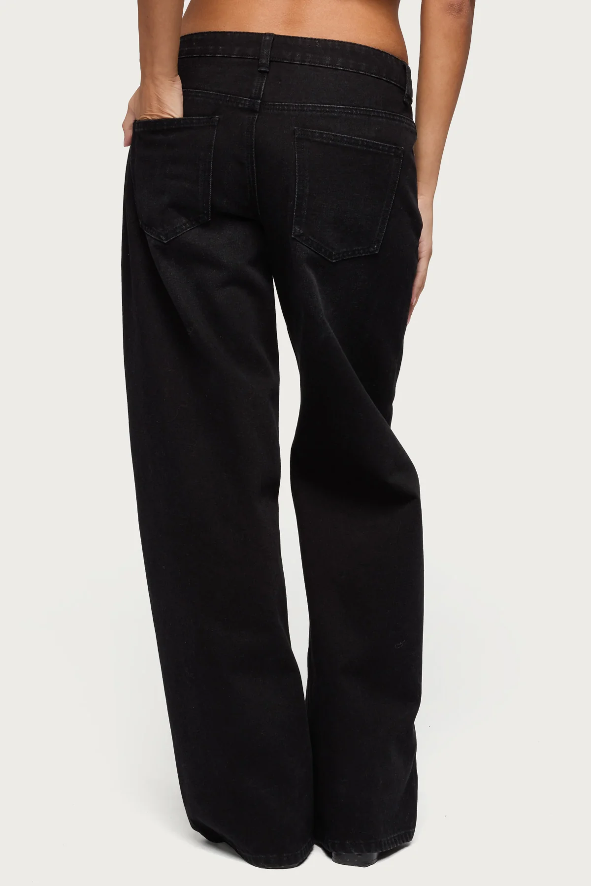 Raelynn Washed Low Rise Baggy Jeans - Image 4