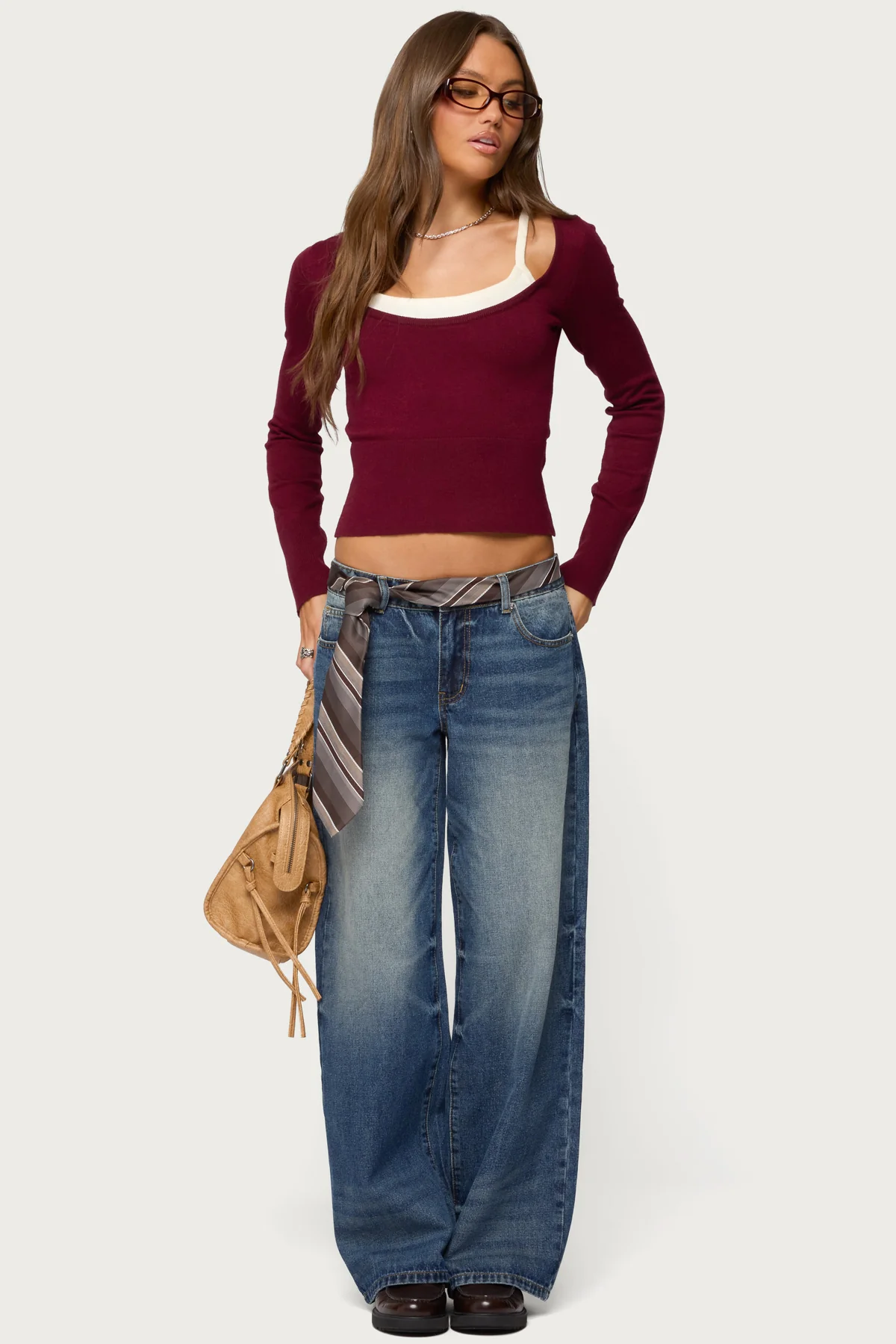 Raelynn Washed Low Rise Baggy Jeans - Image 5